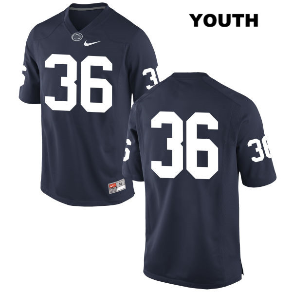 NCAA Nike Youth Penn State Nittany Lions Jan Johnson #36 College Football Authentic No Name Navy Stitched Jersey WCC3498NI